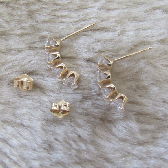 Leach And Garner Women Leach & Garner 14k CZ Earrings